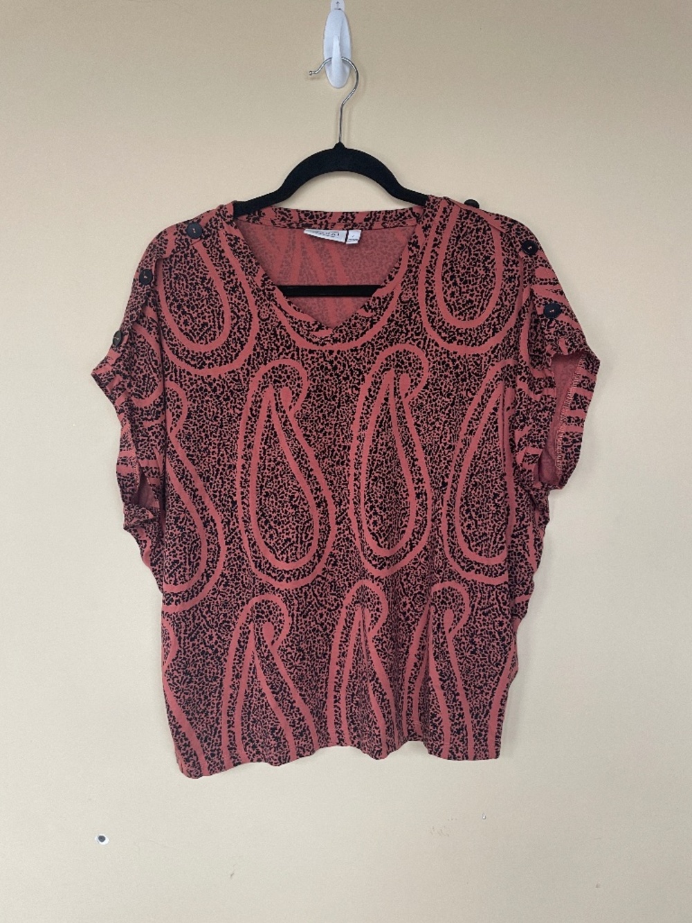 Like new, Masai jersey top with dolman sleeves--women's large